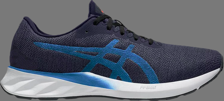 Кроссовки roadblast 'directoire blue' Asics, синий - фото