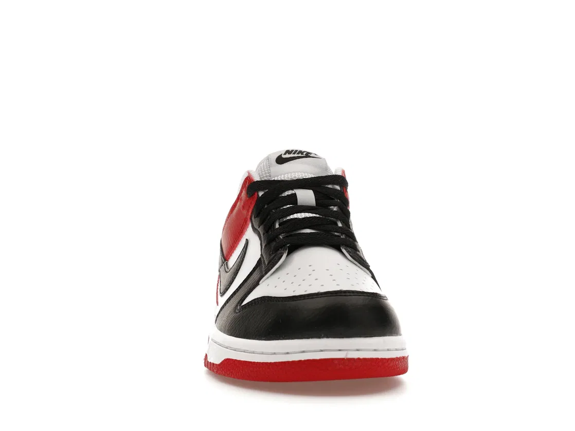 Детские кроссовки с классическим дизайном Nike Dunk Low Nike, Черный/Темно-Красный/Белый — фото 2