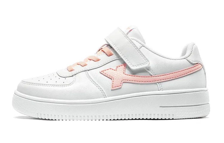 Детские кроссовки для скейтбординга с низким верхом Pink White XTEP, Pink White