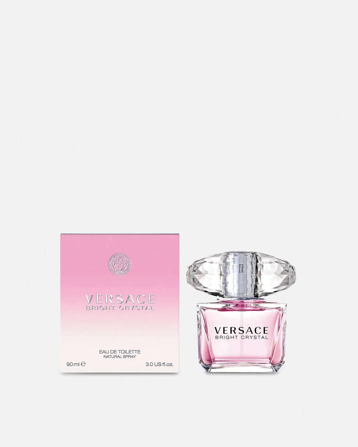 Туалетная вода Bright Crystal 90 мл Versace, розовый — фото 2