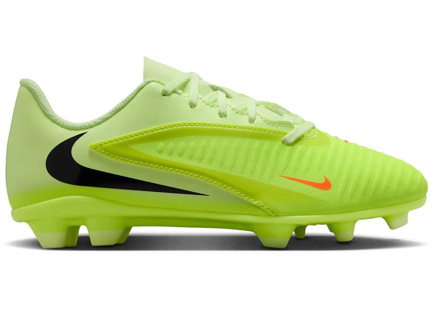 Детские бутсы с низким верхом Nike Phantom 6 Low Club MG Max Voltage Pack, Hyper Crimson/Limelight/Black