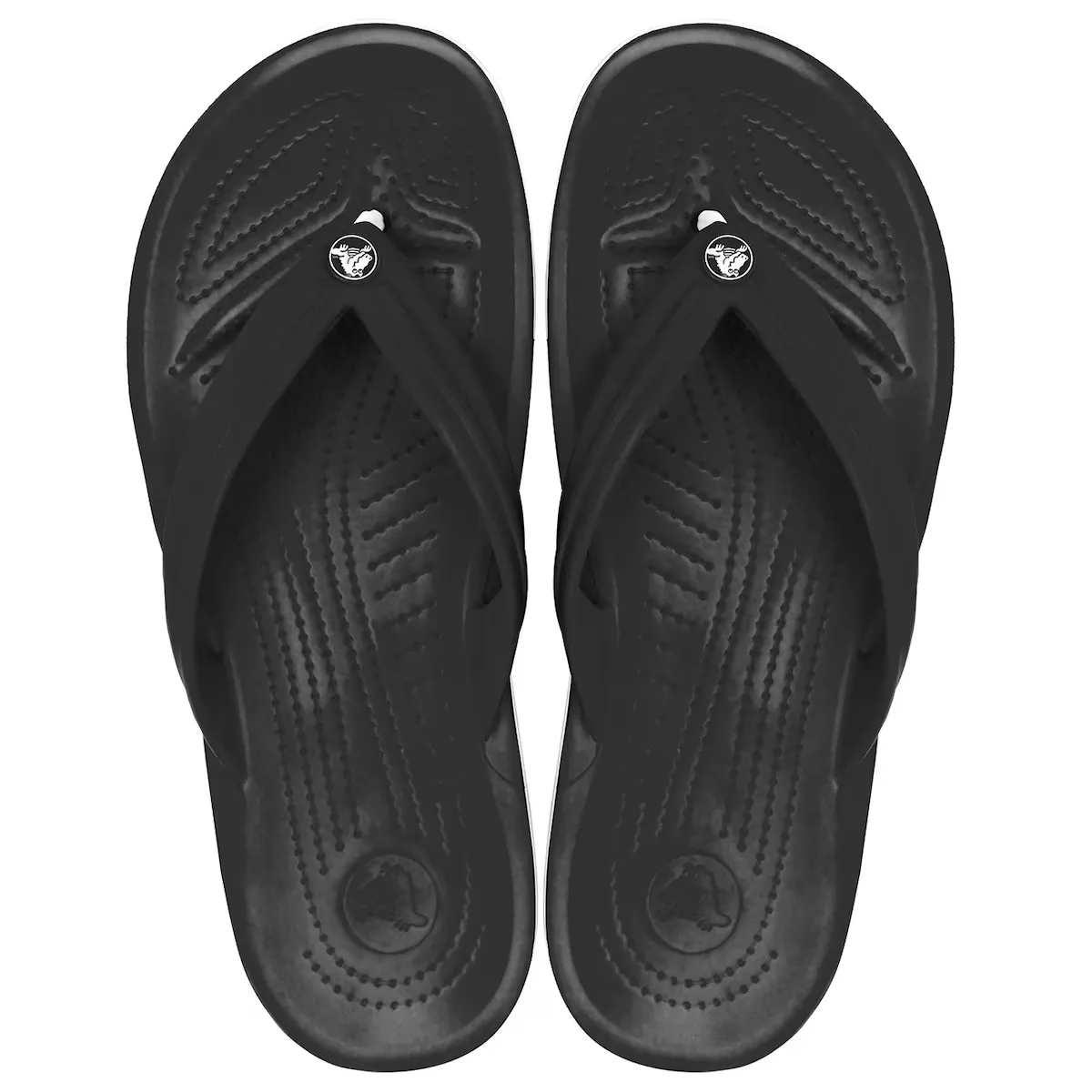 Шлепанцы унисекс Крокс Шлепанцы Crocs, чёрный — фото 3