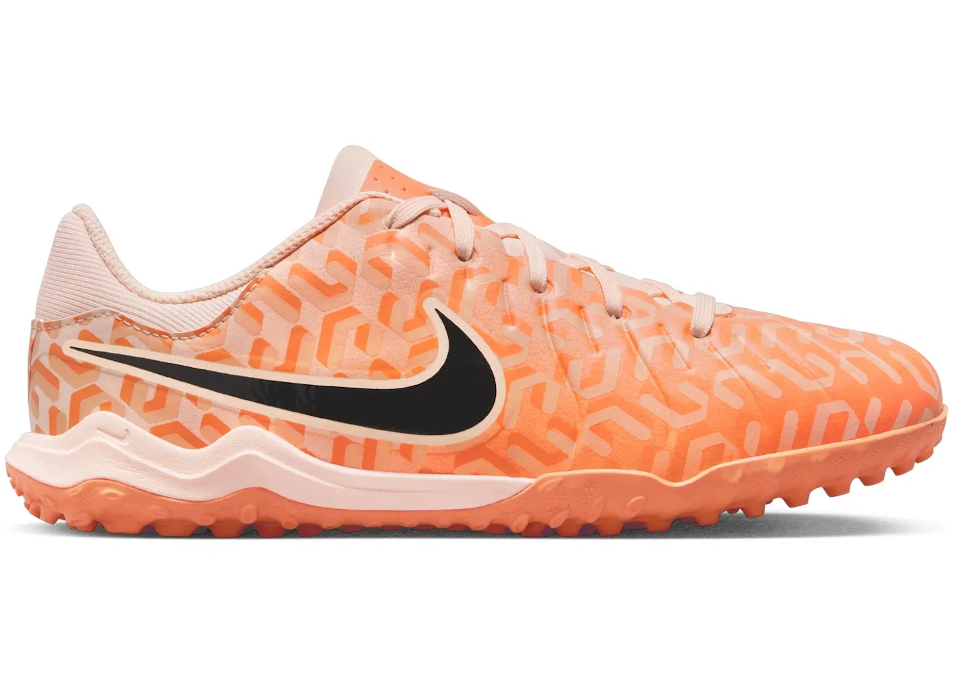 Детские бутсы Nike Tiempo Legend 10 Academy TF, Guava Ice/Black
