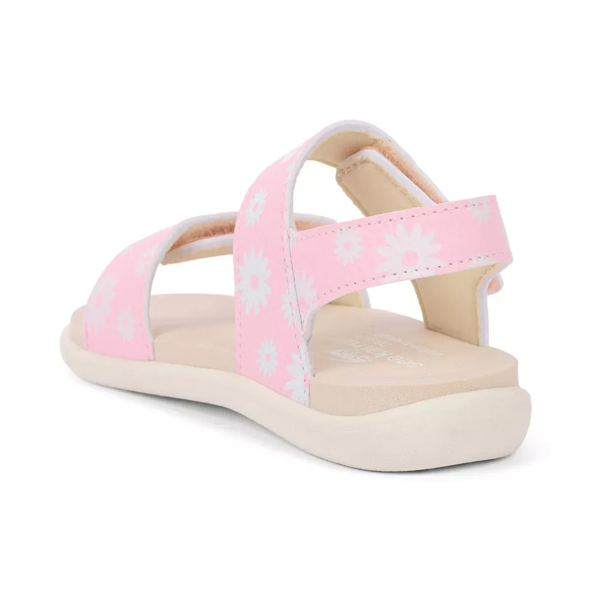 Детские сандалии для девочек с открытым носком See Kai Run Basics, Light Pink Floral — фото 4