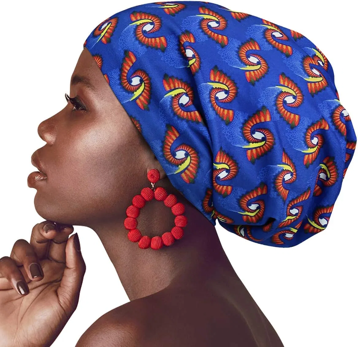 Шапочка для душа Satin Sleep Cap, синий, Heerf