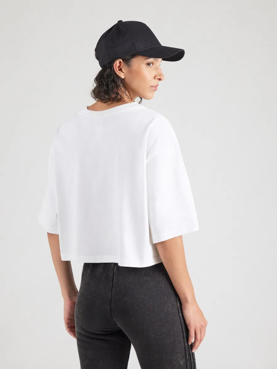 Футболка ADIDAS ORIGINALS 'ESSENTIALS' белого цвета — фото 4