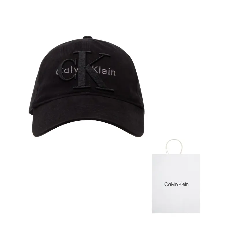 

Calvin Klein Хлопковая бейсболка унисекс, UB1-Space Black