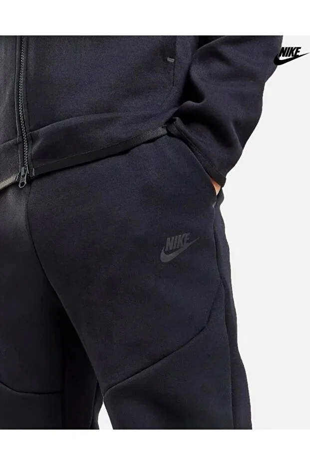 Детские спортивные штаны для девочек из полиэстера Nike, Black — фото 4