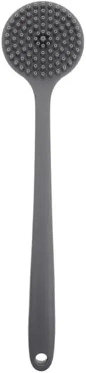 Щетка для тела с длинной ручкой, AD-BCrbgen, 1 шт, 14.54x3.14x1.38 дюйма, Grey