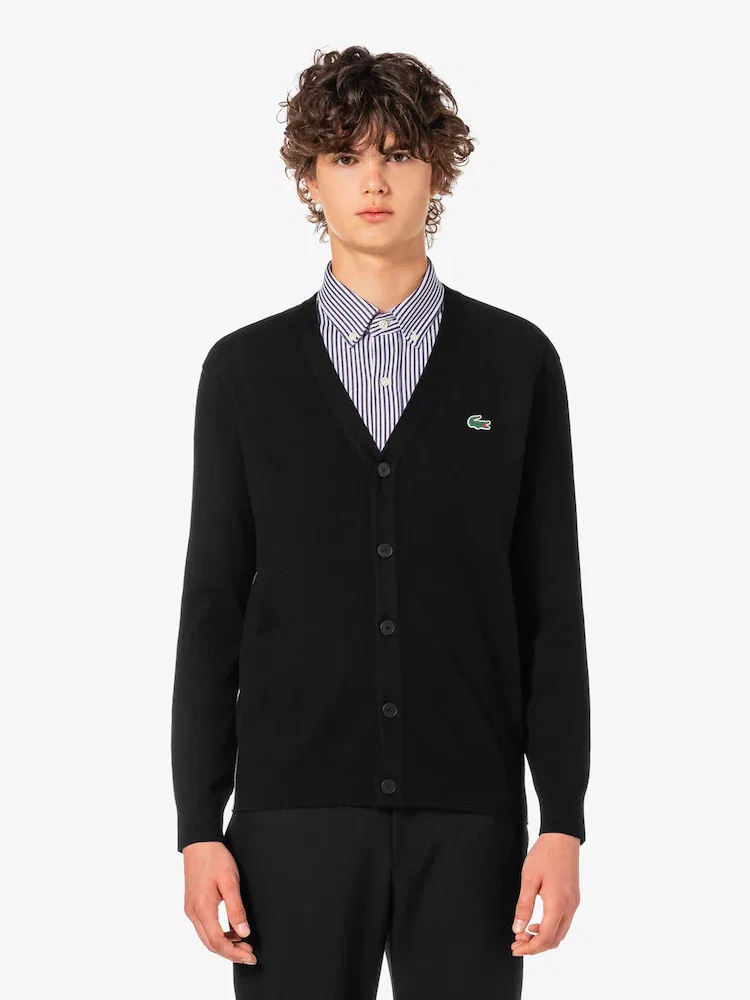 Свитер LACOSTE, Y-пуговицы
