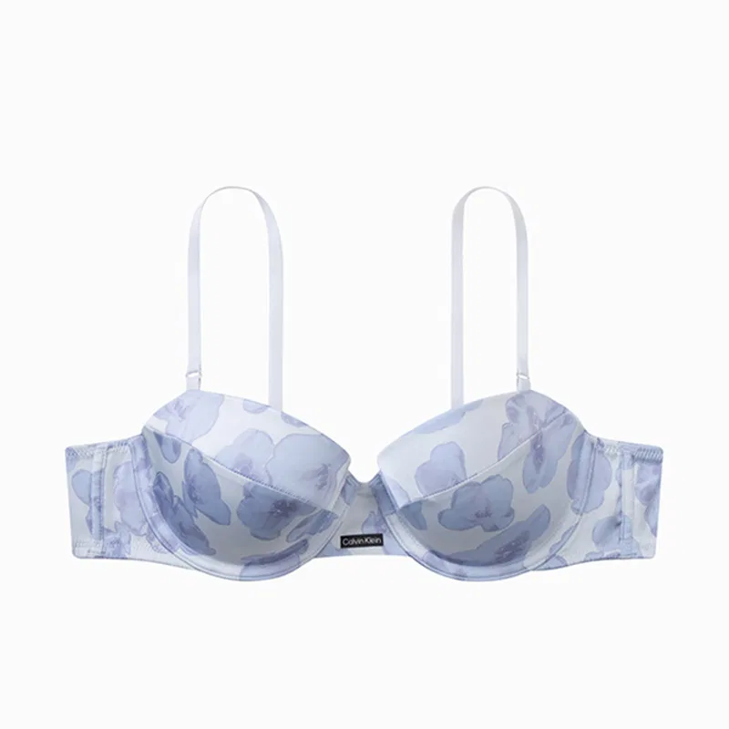 Женский бюстгальтер с минималистичным дизайном Calvin Klein, Dusty Blue Print
