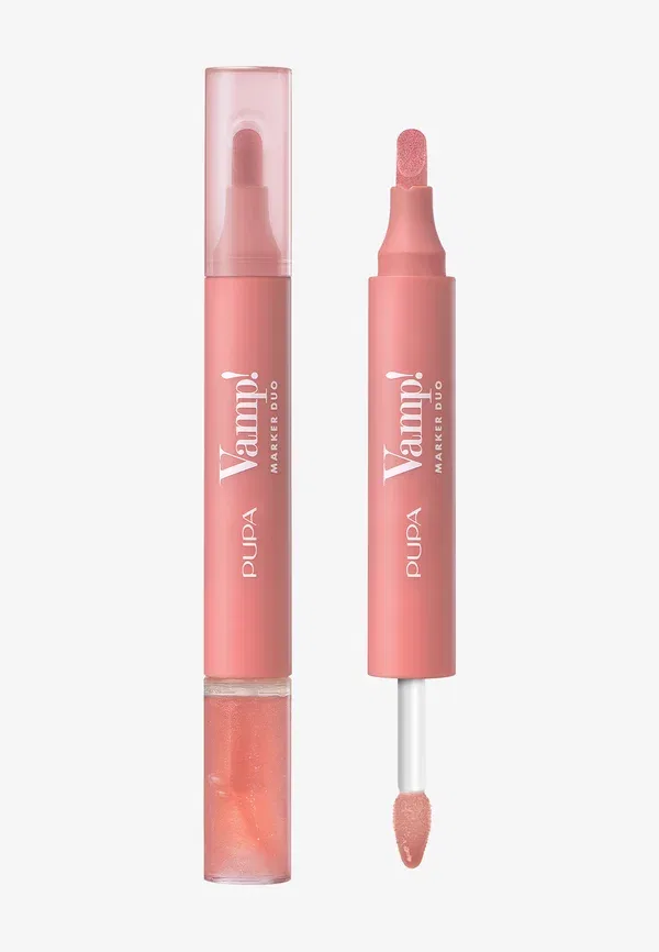 Набор для губ маркер и блеск Vamp! Marker Duo Pupa Milano, frozen rose, 4 мл, цвет frozen rose