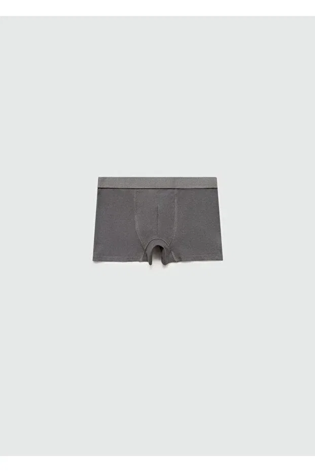 Детский комплект боксеров для мальчиков Mango Kids, Medium Grizzly Gray — фото 2