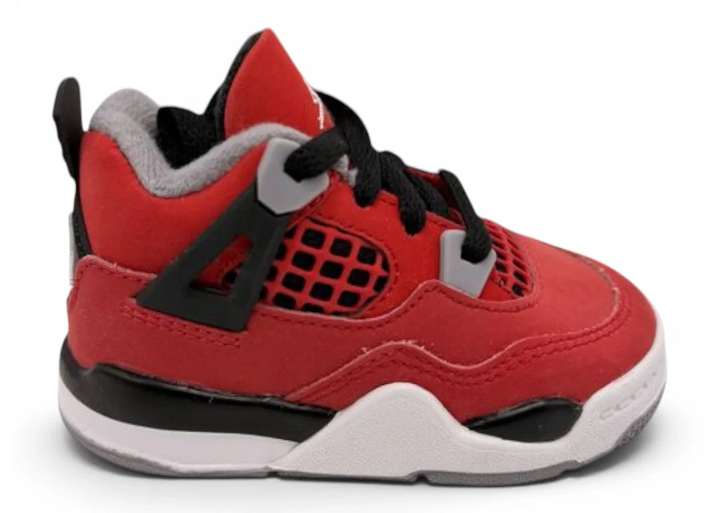 Детские кроссовки Lifestyle с принтом Jordan 4 Retro Toro Bravo Jordan, Fire Red/White/Black/Cement Grey
