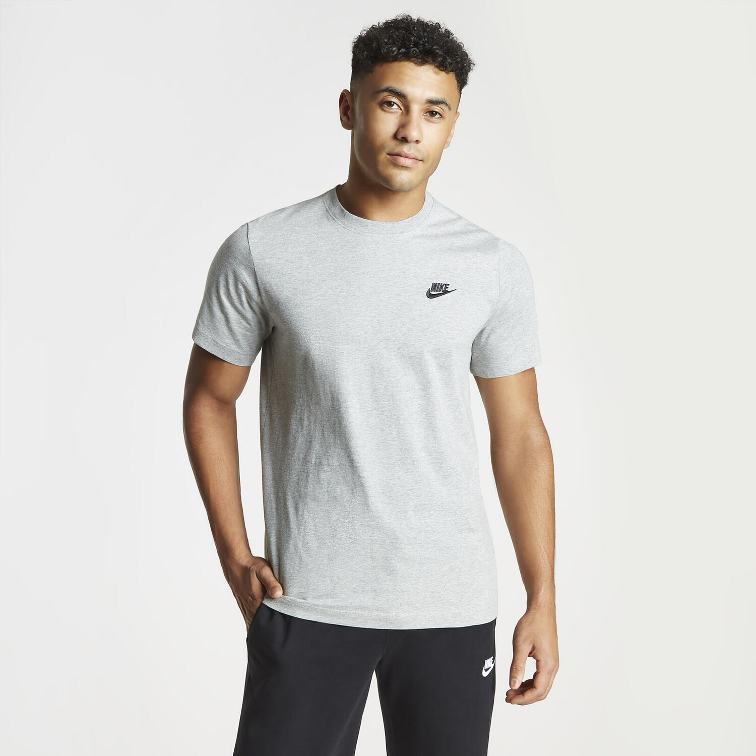 

Футболка Nike Nsw Club, Серая, Мужская, Серый