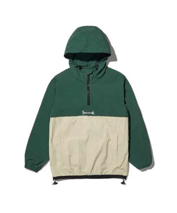 Ветровка анорак Kids Windbreaker, Brownbreath Kids, темно-зеленый