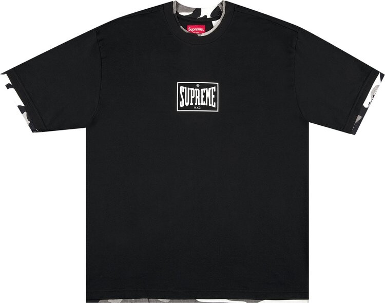 

Футболка Supreme Layered Short-Sleeve Top 'Black', черный