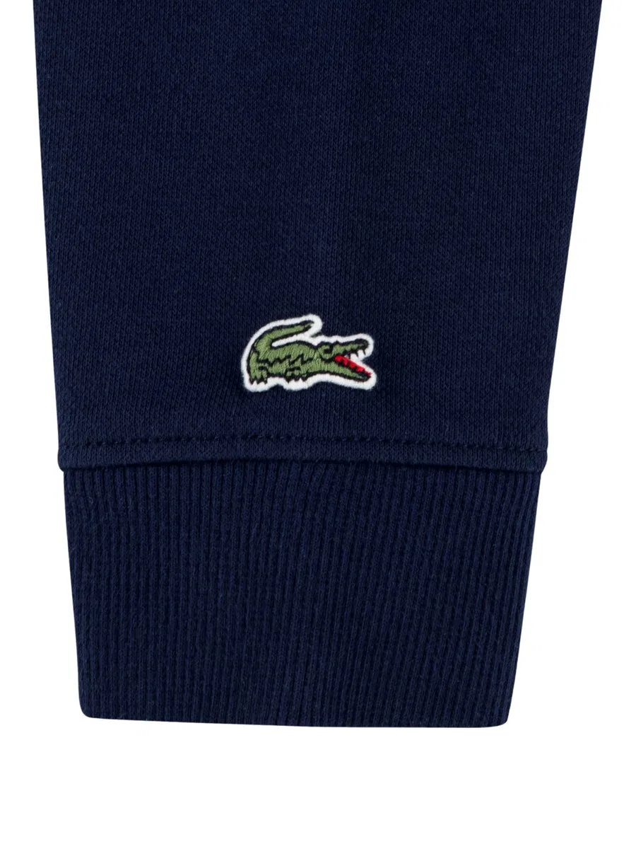 Толстовка LACOSTE темно-синего цвета — фото 3