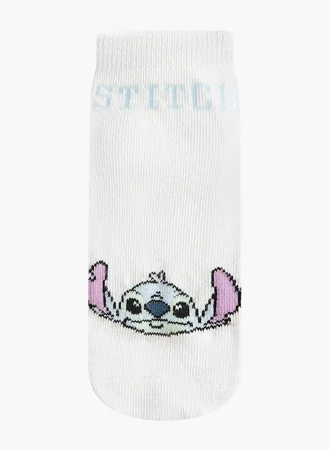 Носки-комплект 7 пар с принтом Stitch Disney, разноцветный — фото 2