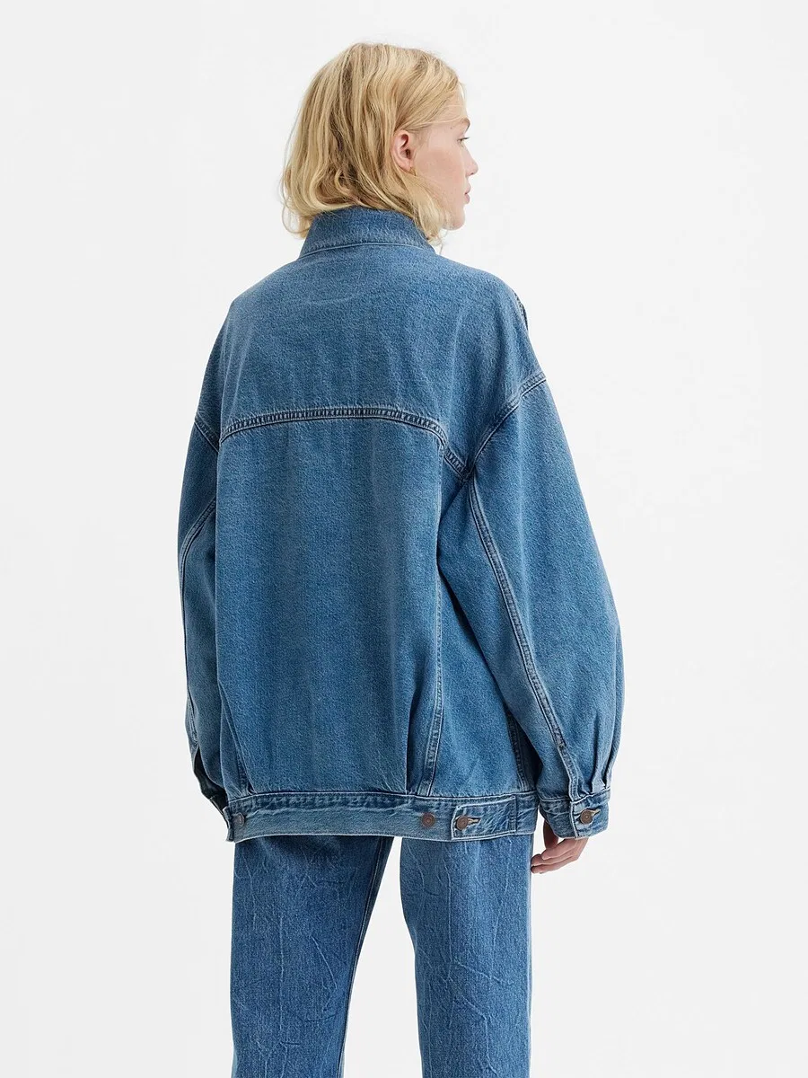 Куртка LEVI'S Between-Season Jacket 'Trucker Jacket' из синего денима — фото 4