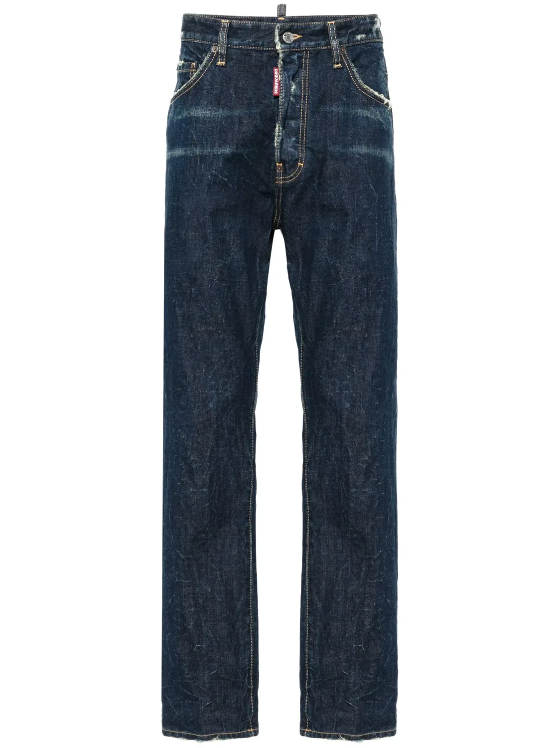 DSQUARED2 Джинсы Индиго с Износом