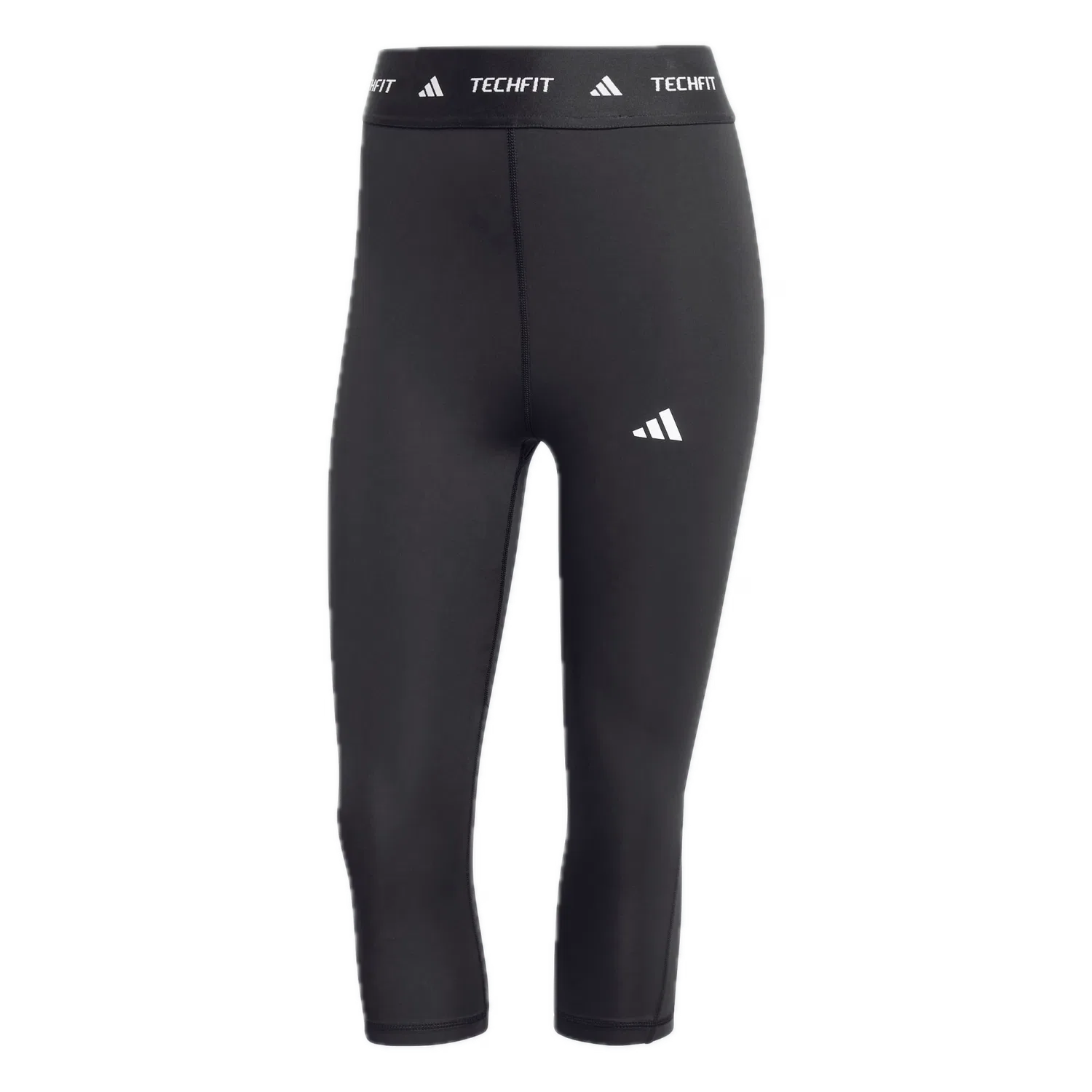 Женские облегающие капри Adidas TECHFIT, черный