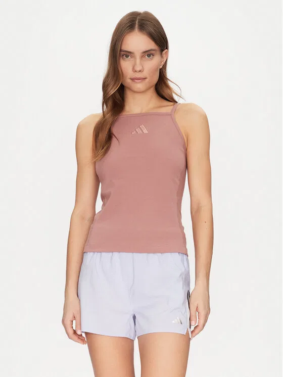 Топ slim fit ALL SZN Rib Adidas, розовый