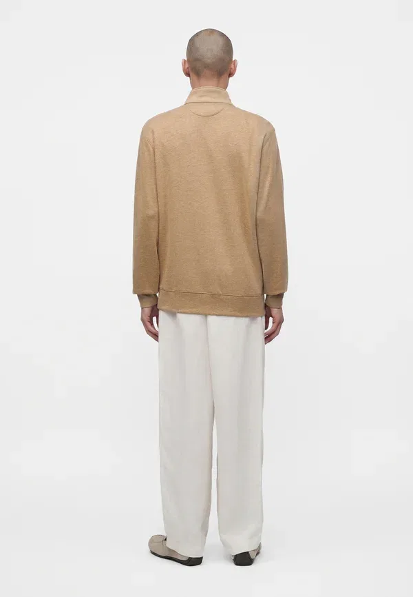 Свитшот с воротником-молнией Marl Polo Ralph Lauren, Warm Brown Heather, коричневый — фото 3