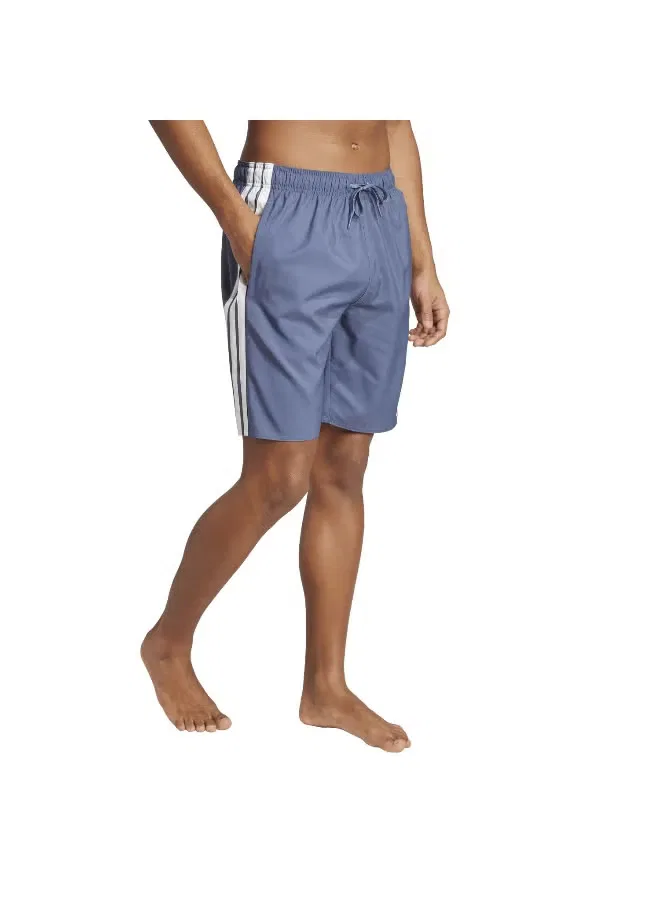 Шорты для плавания с 3 полосками 3 stripes swim shorts Adidas, фиолетовый — фото 4
