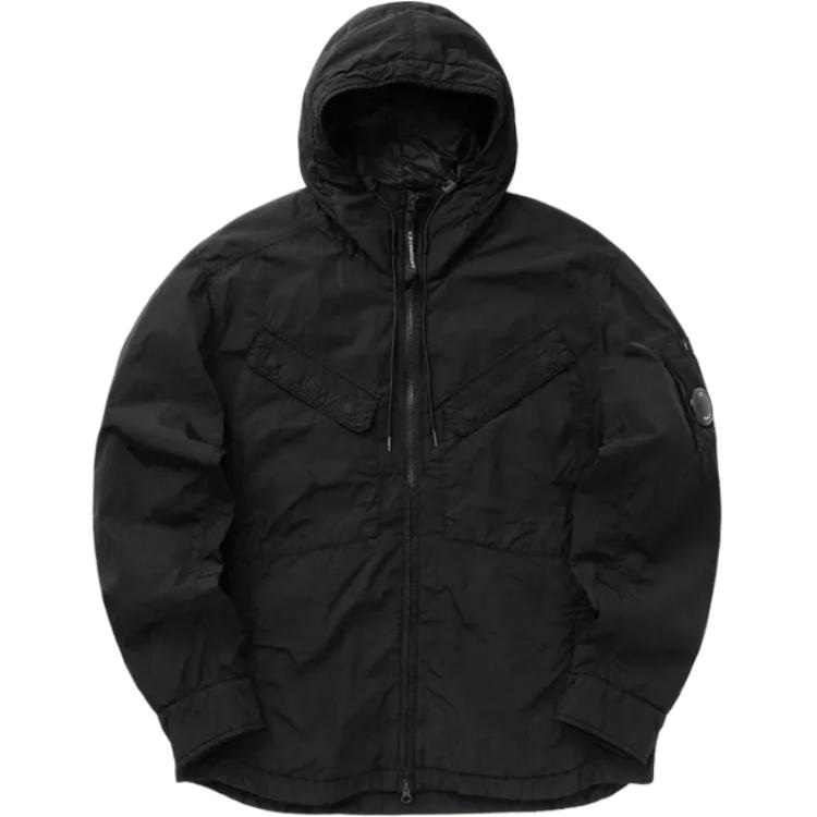 

Куртка с капюшоном Lens-detail C.P.Company, черный