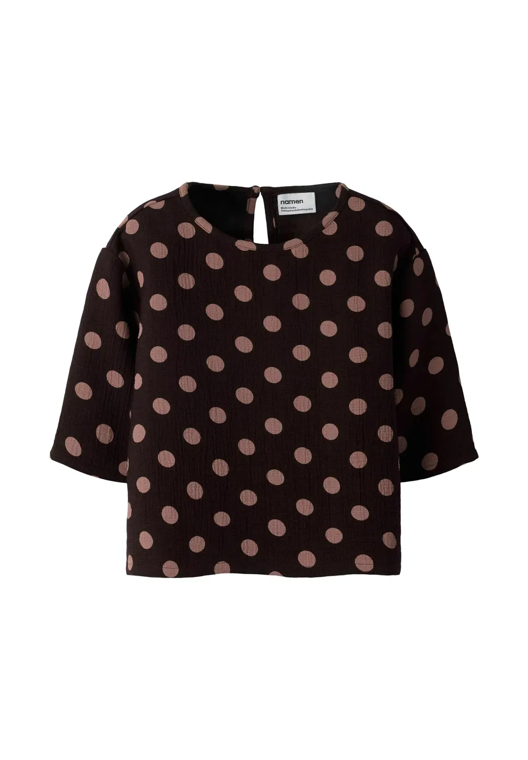 Свободный верх - блузка Name It, Chocolate Plum