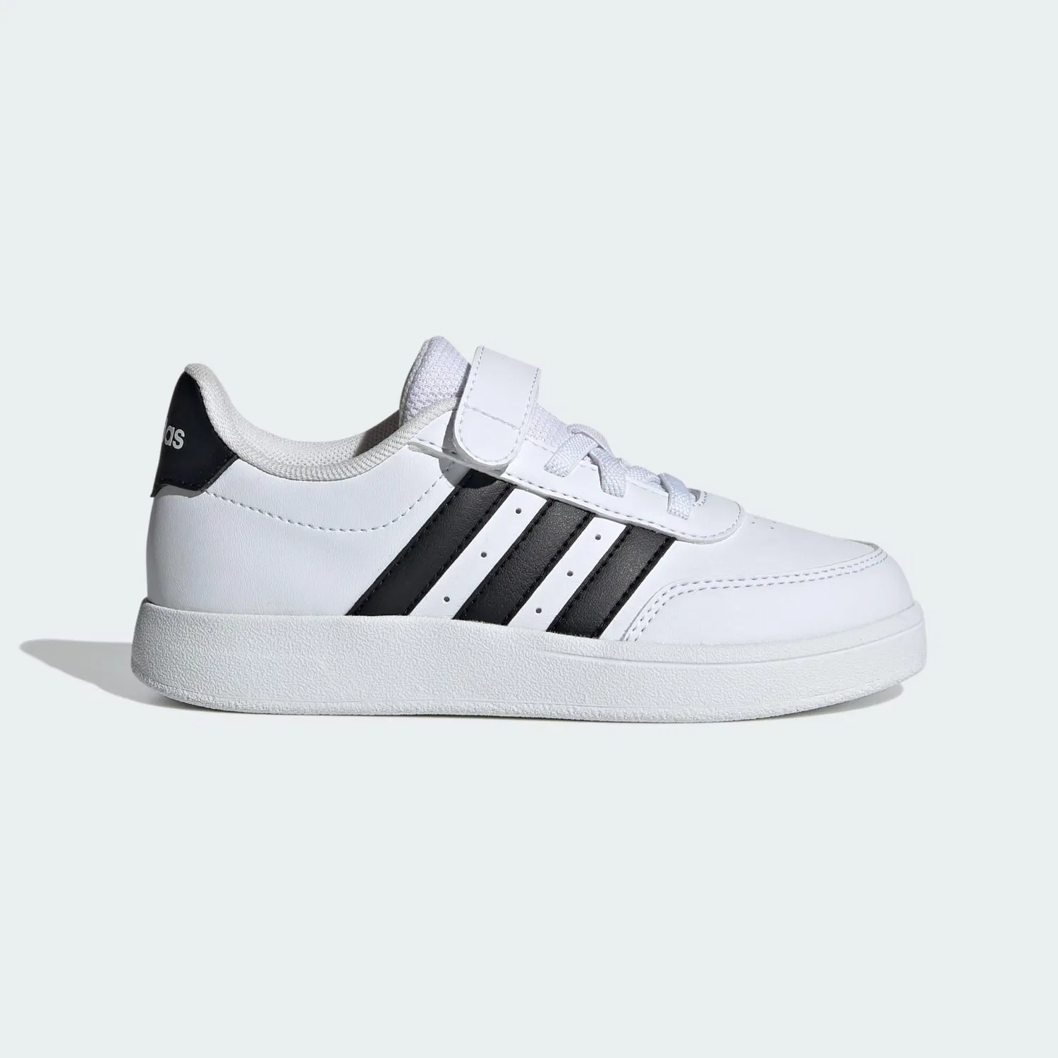 Детские кроссовки с липучкой Breaknet 2.0 Adidas, Weiss Schwarz — фото 2