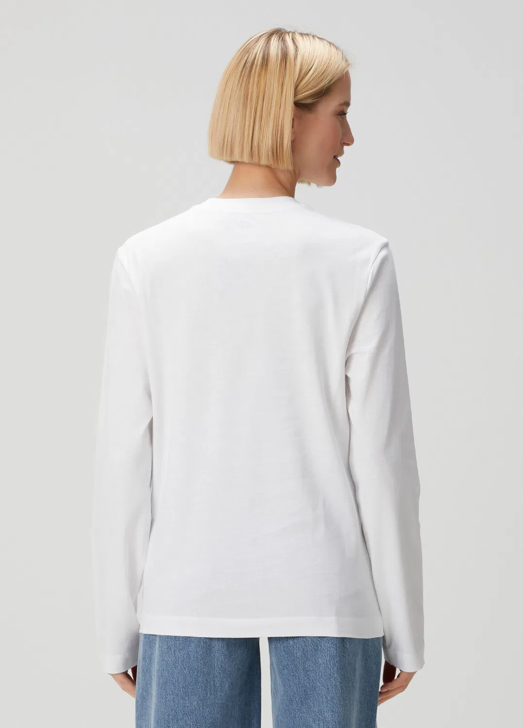 Футболка с длинным рукавом Ami Paris, white — фото 4