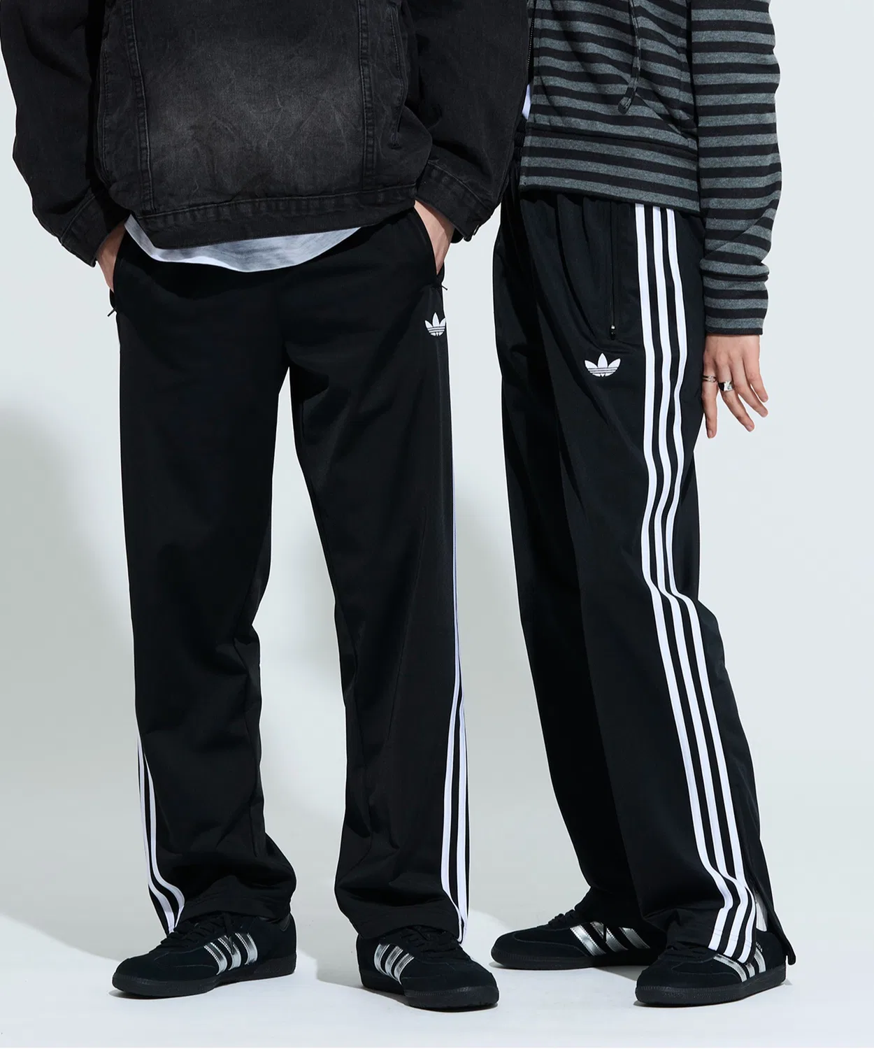 Мужские спортивные штаны с регулируемым поясом Firebird Track Pants Adidas, Black