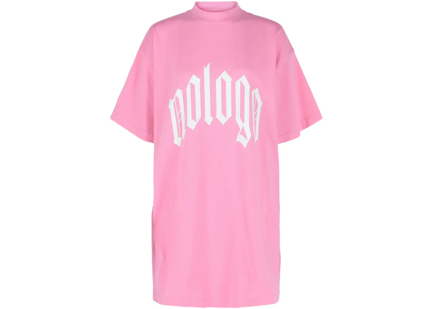 Женская футболка свободного кроя с принтом T-shirt Balenciaga, Pink White