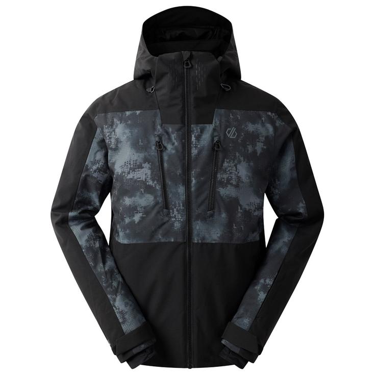 

Функциональная куртка, основание III, куртка, черный, железные ворота, состаренный принт - s Dare2B