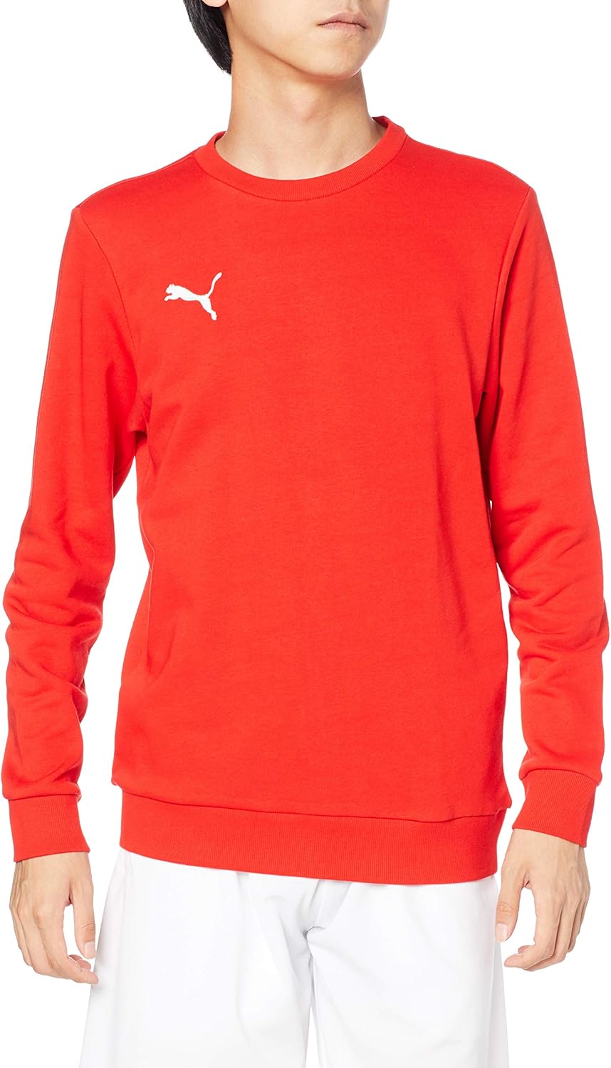 

Футбольная толстовка Puma teamGOAL 23 656969 для мужчин, повседневная, с круглым вырезом, красный