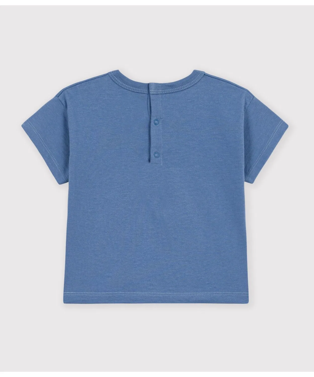 Детская футболка с длинным рукавомPETIT BATEAU, Blue — фото 2