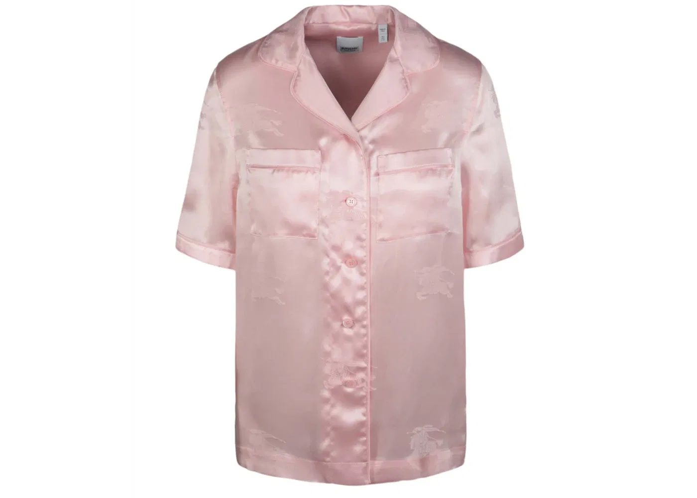 Женская рубашка с принтом Burberry, Light Pink