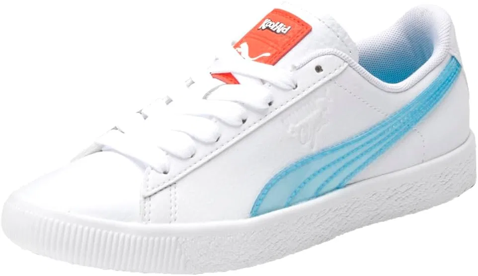 Детские кроссовки для мальчиков с шнуровкой X Clyde PUMA, White — фото 2