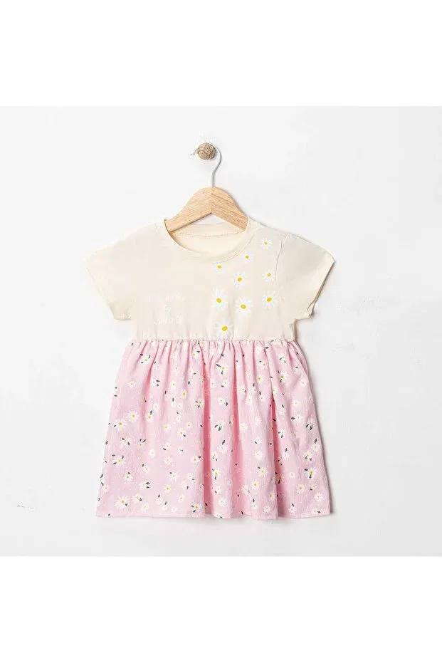 Детское платье для девочек с принтом Daisy Printed Summer Myprettybaby, Pink
