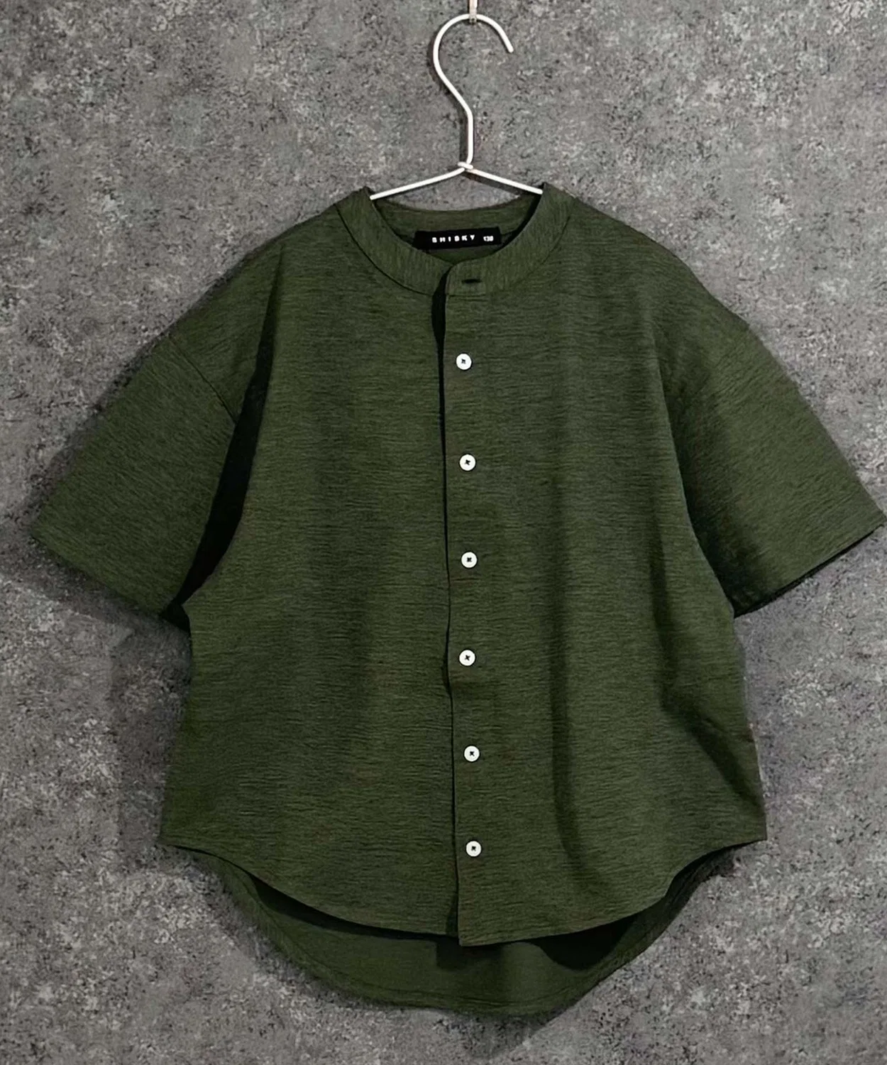 Детская рубашка оверсайз с коротким рукавом, мультифункциональная THE CASUAL, Khaki