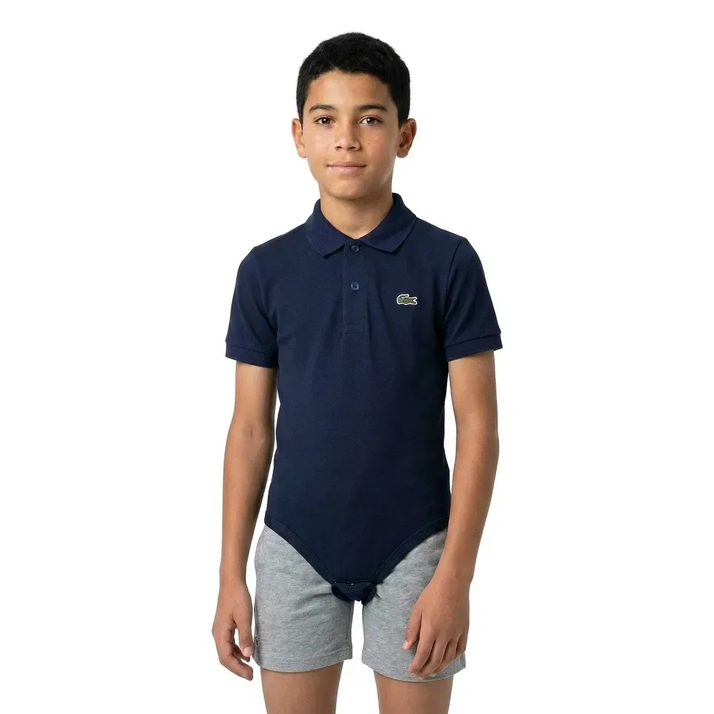 Боди с коротким рукавом 547118 Lacoste Kids, синий — фото 3