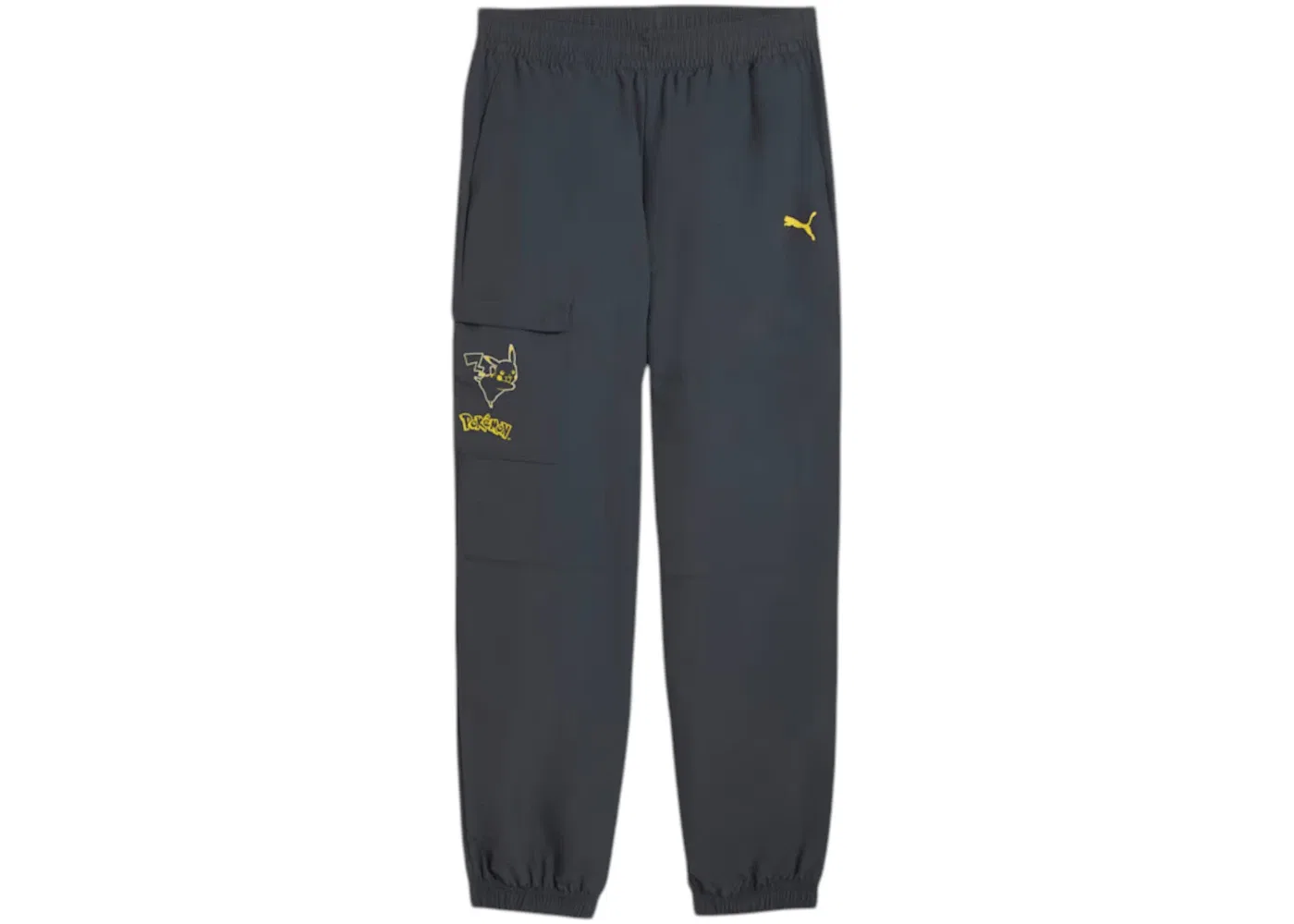 Детские штаны карго свободного кроя Puma x Pokemon Pants, Strong Gray