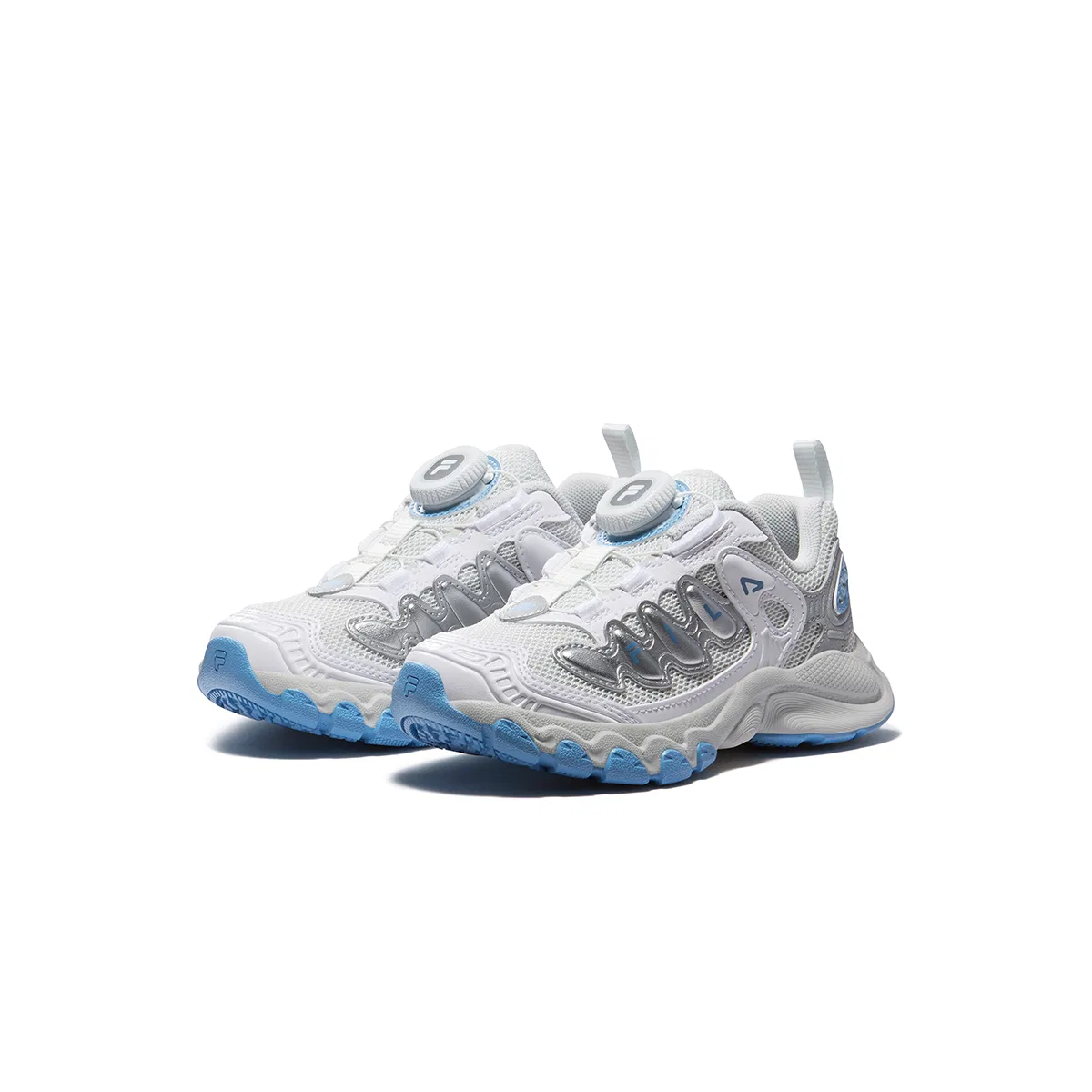 Кроссовки для бега Heritage FHT FILA KIDS, Nightfall Gray/Fading Blue — фото 4