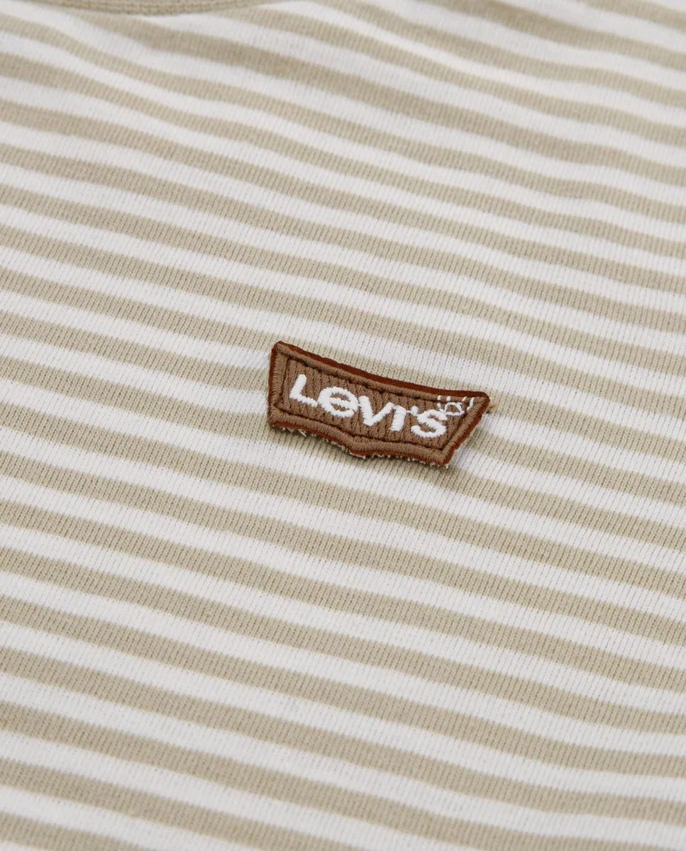Детская футболка с длинным рукавом, , Levi's, белый — фото 3