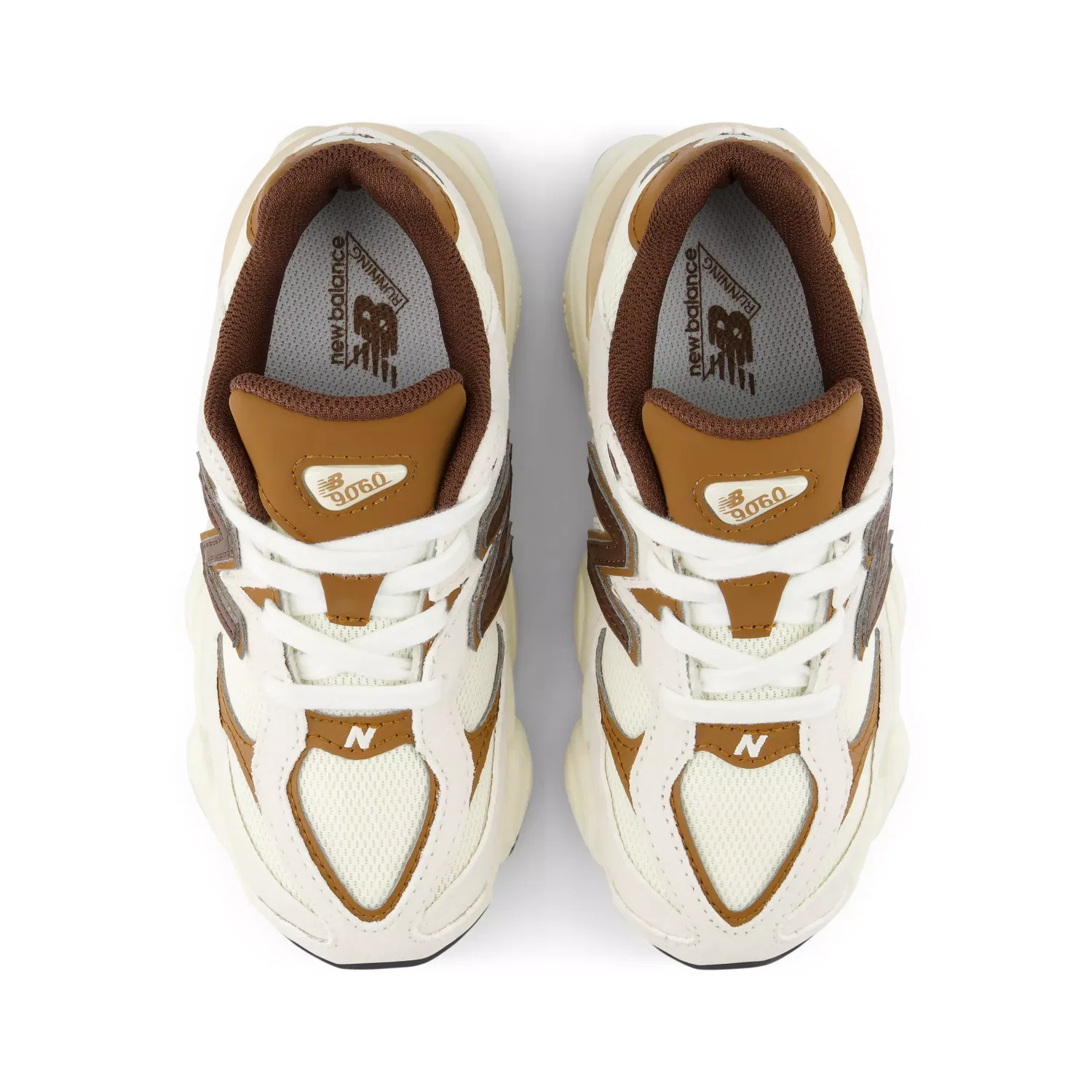 Детские кроссовки New Balance 9060 Lace, Breakfast Tea With Angora — фото 4