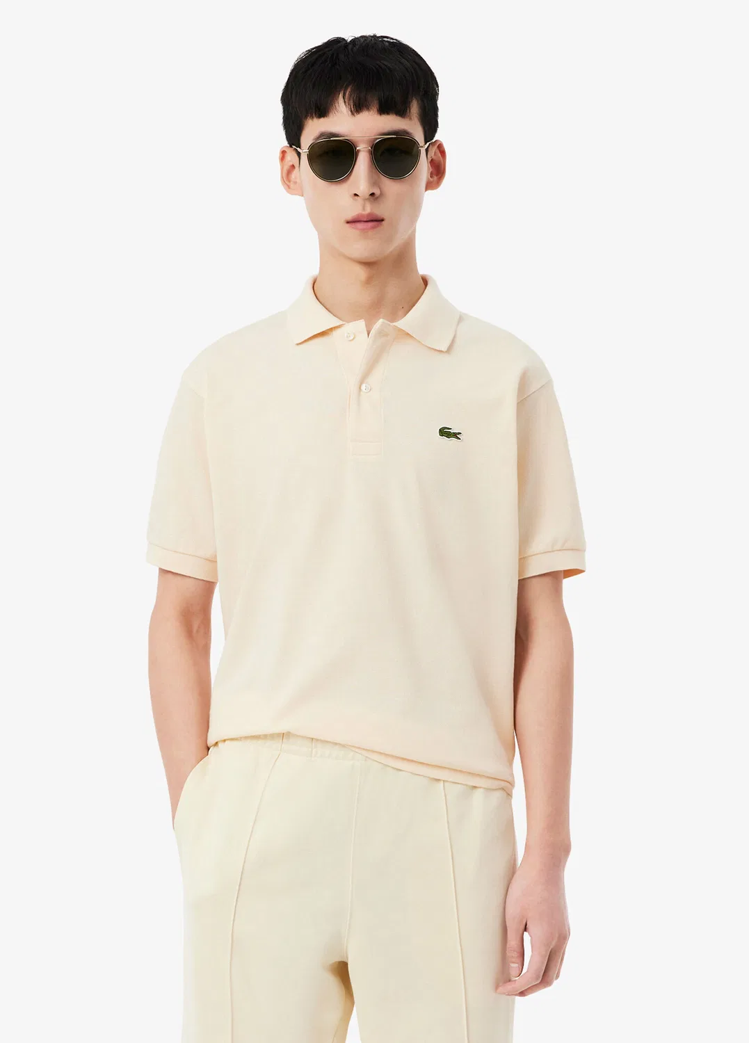 Поло Lacoste L.12.12 Classic Fit, Bej