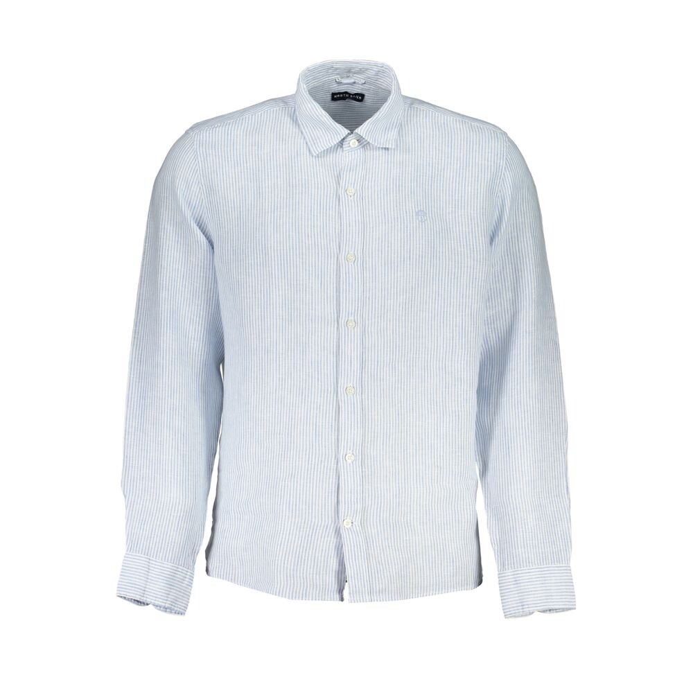 

Льняная мужская рубашка North Sails, цвет Light Blue