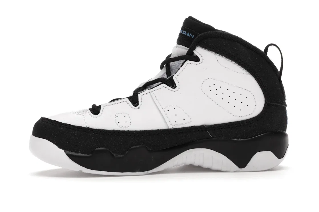Детские кроссовки Lifestyle Jordan 9 Retro Jordan, White/University Blue-Black — фото 3